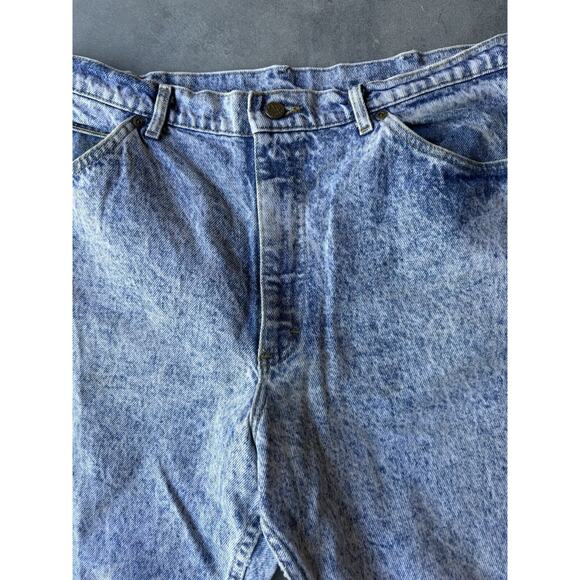 Vintage 90s Mens Lee Riders Acid Wash 100% Cotton 38x30 @MR - Picture 3 of 9